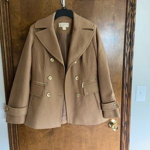 MICHAEL KORS. Size small. Pea coat - Camel color.